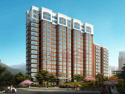 新世界陽光花園項目-水包水多彩漆